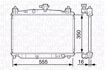 Теплообменник (MAGNETI MARELLI: 350213134100)