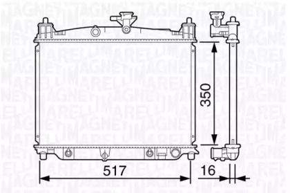 Теплообменник (MAGNETI MARELLI: 350213134400)