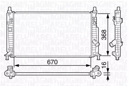 Теплообменник (MAGNETI MARELLI: 350213134500)