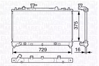 Теплообменник (MAGNETI MARELLI: 350213134700)