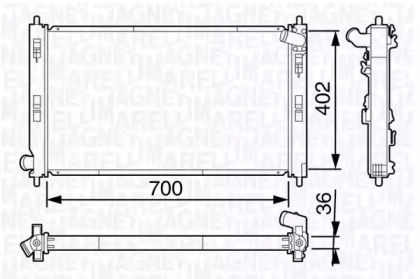 Теплообменник (MAGNETI MARELLI: 350213134900)