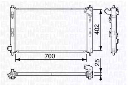 Теплообменник (MAGNETI MARELLI: 350213135100)