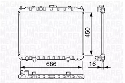 Теплообменник (MAGNETI MARELLI: 350213135200)