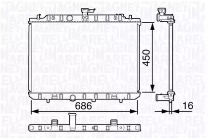 Теплообменник (MAGNETI MARELLI: 350213135400)