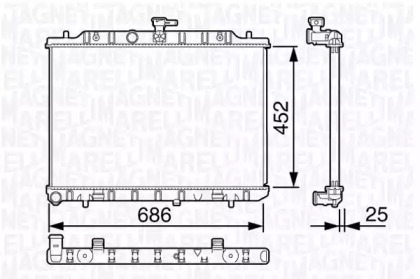 Теплообменник (MAGNETI MARELLI: 350213135500)