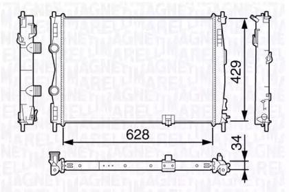 Теплообменник (MAGNETI MARELLI: 350213135800)