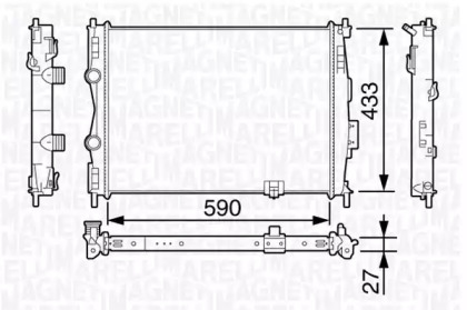 Теплообменник (MAGNETI MARELLI: 350213136100)