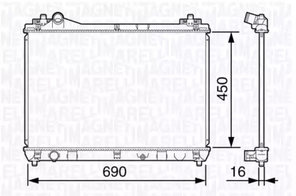 Теплообменник (MAGNETI MARELLI: 350213136300)