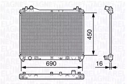 Теплообменник (MAGNETI MARELLI: 350213136500)