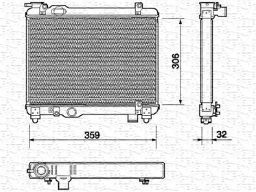 Теплообменник (MAGNETI MARELLI: 350213137000)