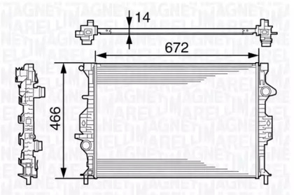 Теплообменник (MAGNETI MARELLI: 350213138500)