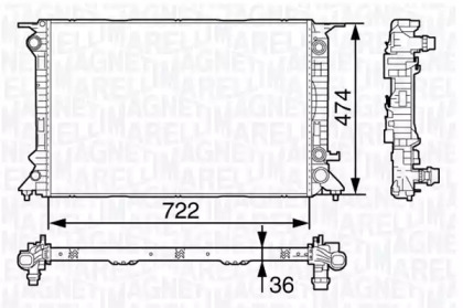 Теплообменник (MAGNETI MARELLI: 350213138800)