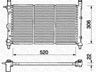 Теплообменник (MAGNETI MARELLI: 350213138000)