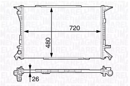 Теплообменник (MAGNETI MARELLI: 350213139400)