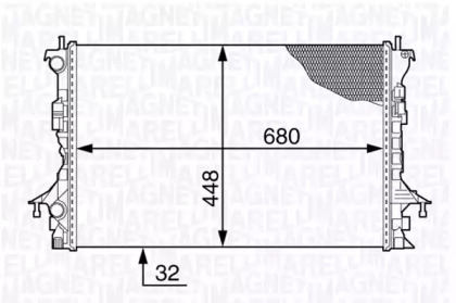 Теплообменник (MAGNETI MARELLI: 350213139500)