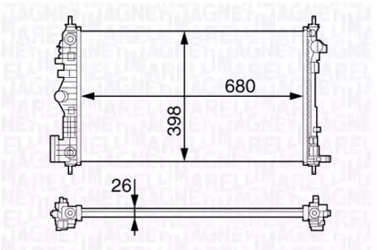 Теплообменник (MAGNETI MARELLI: 350213141200)