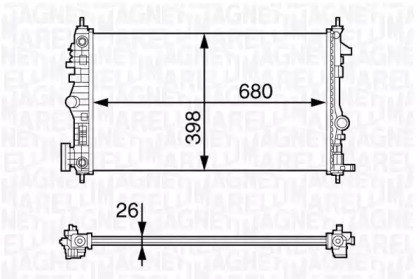 Теплообменник (MAGNETI MARELLI: 350213141500)