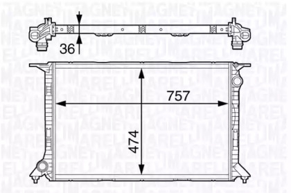 Теплообменник (MAGNETI MARELLI: 350213141700)