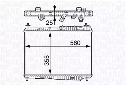 Теплообменник (MAGNETI MARELLI: 350213142100)