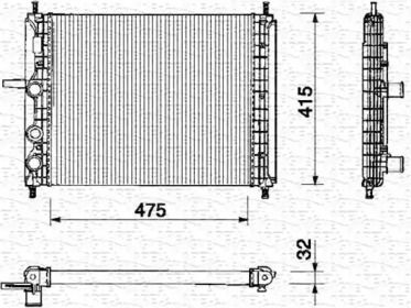 Теплообменник (MAGNETI MARELLI: 350213142000)