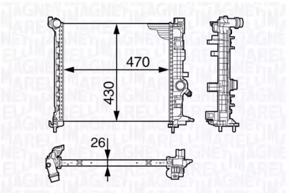 Теплообменник (MAGNETI MARELLI: 350213143300)