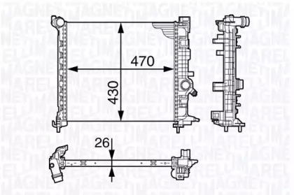 Теплообменник (MAGNETI MARELLI: 350213143400)