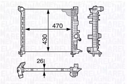 Теплообменник (MAGNETI MARELLI: 350213143500)