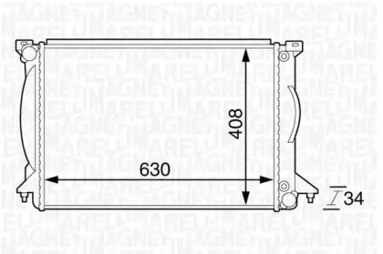 Теплообменник (MAGNETI MARELLI: 350213143900)