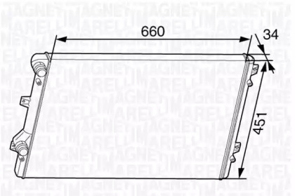 Теплообменник (MAGNETI MARELLI: 350213144300)