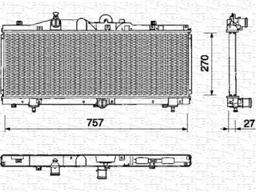 Теплообменник (MAGNETI MARELLI: 350213145000)