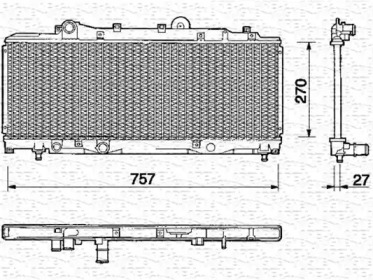 Теплообменник (MAGNETI MARELLI: 350213148000)