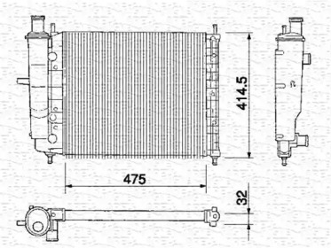 Теплообменник (MAGNETI MARELLI: 350213151000)