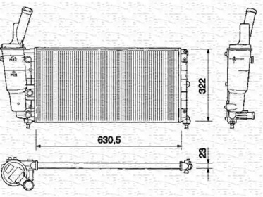 Теплообменник (MAGNETI MARELLI: 350213161000)