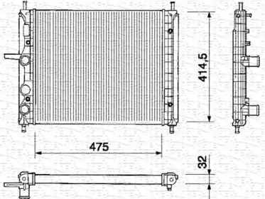 Теплообменник (MAGNETI MARELLI: 350213163000)