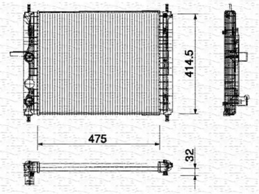 Теплообменник (MAGNETI MARELLI: 350213164000)