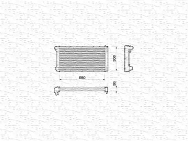 Теплообменник (MAGNETI MARELLI: 350213168000)