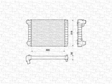 Теплообменник (MAGNETI MARELLI: 350213172000)