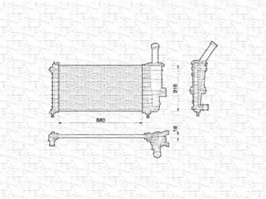 Теплообменник (MAGNETI MARELLI: 350213173000)