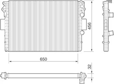 Теплообменник (MAGNETI MARELLI: 350213182000)