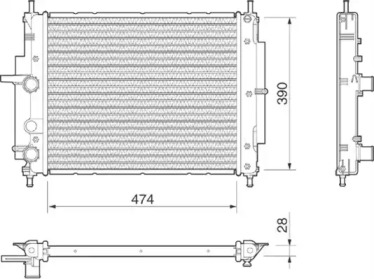 Теплообменник (MAGNETI MARELLI: 350213186000)