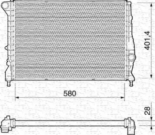 Теплообменник (MAGNETI MARELLI: 350213193000)