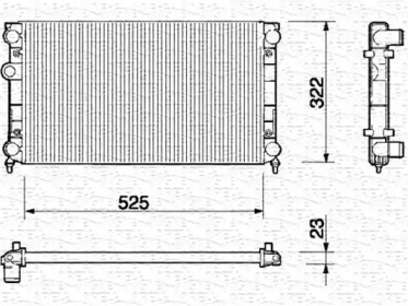 Теплообменник (MAGNETI MARELLI: 350213212000)