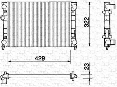 Теплообменник (MAGNETI MARELLI: 350213214000)