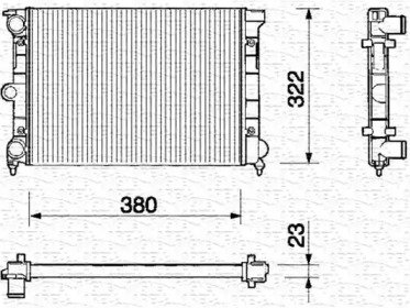 Теплообменник (MAGNETI MARELLI: 350213215000)