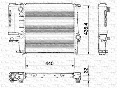 Теплообменник (MAGNETI MARELLI: 350213218000)