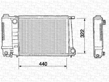 Теплообменник (MAGNETI MARELLI: 350213240000)