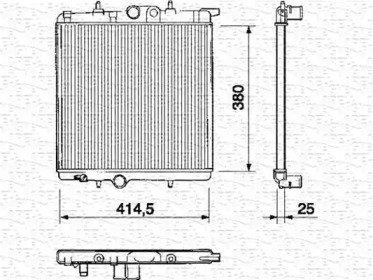 Теплообменник (MAGNETI MARELLI: 350213250000)