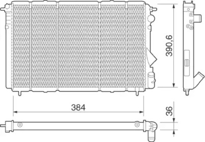 Теплообменник (MAGNETI MARELLI: 350213252000)