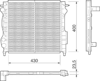 Теплообменник (MAGNETI MARELLI: 350213255000)