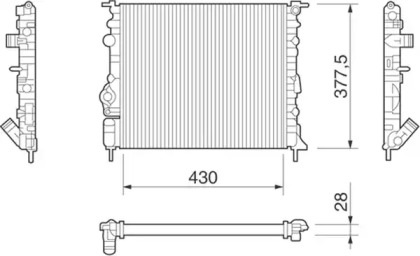 Теплообменник (MAGNETI MARELLI: 350213261000)